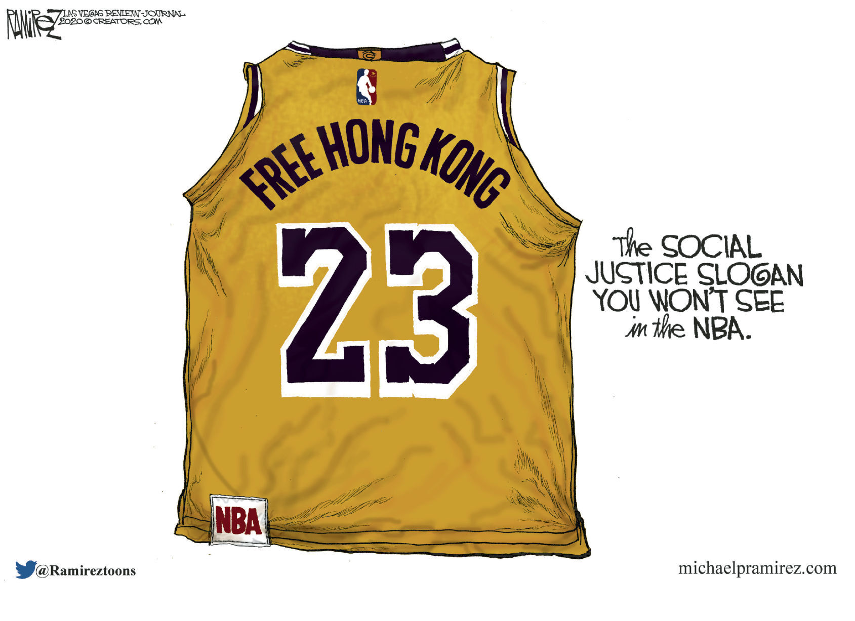 Michael Ramirez cartoon 7/31
